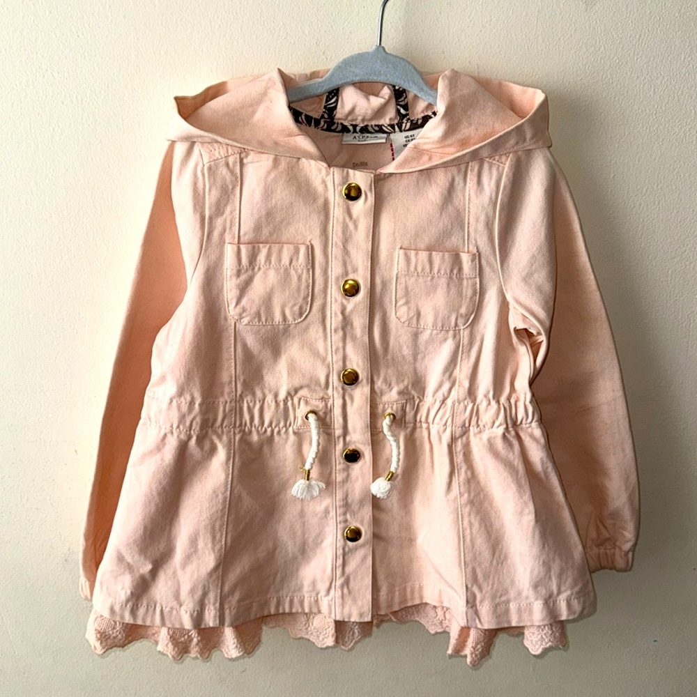 ASPEN kids, trench-coat/parka for girls, size 4T